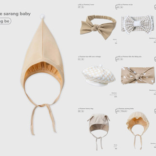 La pomme AW2025 BST phụ kiện mũ, băng đô cho bé T10.4