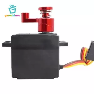 Gamchiano 2 Miếng RC Xe servo Cánh Tay Lái Kim Loại servo Tiết Kiệm Cánh Tay Nâng Cấp Phụ Kiện Hợp Kim Nhôm Sửa Đổi Một Phần Thích Hợp Cho Người Sở Thích Bảo Trì Xe