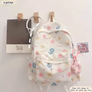 Ba lô đeo vai CPINCP, Ba lô đựng máy tính xách tay du lịch bằng vải Polyester in hình hoạt hình, Túi đi học nhẹ chống mài mòn thời trang