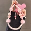 Điện Thoại Di Động Dây Chuyền Dây Bện Cổ Tay Ngắn Đính Hạt Ngôi Sao Handmade Mặt Dây Chuyền Túi Móc Khóa ins Niche