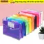 Túi đựng tài liệu SUNKISSD Túi nhựa PVC chống thấm nước bền Thư mục phong bì