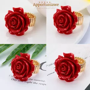 IAPPORTUNIA Nhựa Có Thể Điều Chỉnh Tiệc Cưới Hoa Tuyên Bố Trang Sức Hoa