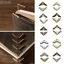 TUYỆT VỜI 4 Cuốn Sách Bảo Vệ Góc DIY Cover Thủ Công Retro Sổ Lưu Niệm Phụ Kiện