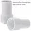 VFZ Bể Bơi Đầu Nối Ống Bể Bơi Đầu Còng Tay Trái 38mm Cho Bể Hút Chân Không Ống 38mm Ren Hút OTE