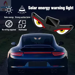 Đèn LED thông minh GILL, Cốc hút Màn hình động Đèn Neon ô tô chạy bằng năng lượng, Đèn rung trên đèn xung quanh mắt mát không dây