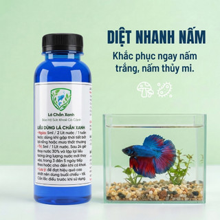 Lá Chắn Xanh – Dung Dịch Chăm Sóc Cá Cảnh Định Kỳ Cho Betta, Guppy, Molly (330ml)