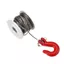 YICA Dây Thép Móc Kéo, Dây Thép Kim Loại RC Tời Cuộn Dây, Bền Bạc Đỏ 25T Spline Gear Tời Bánh Xe Trống Mô Phỏng Leo Xe