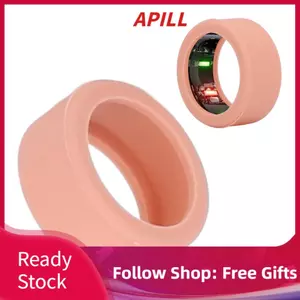 apill Vỏ bọc vòng silicon cho 3 Vỏ đàn hồi thân thiện với da chống trầy xước Vỏ bảo vệ thông minh có thể giặt được (Vàng hồng)