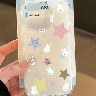 Macaron nhiều màu sao nền cho iPhone 17 trường hợp 1615plus hai lớp imd1413pro
