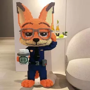 Tương thích Lego Nướng Cốc Cảnh Sát Cáo Khối Xây Dựng Giáo Dục Lắp Ráp Đồ Chơi Trẻ Em Xếp Hình Bé Trai Bé Gái Trẻ Em Kỳ Nghỉ Mùa Hè Quà Tặng