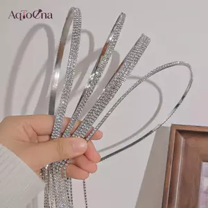 AqToCna Ngọc Trai Bướm sel Dành Cho Nữ Pha Lê Kim Cương Giả Handmade Cưới Mũ Đội Đầu Người Phụ NữHair Phụ Kiện Tiara AqToCna