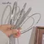 AqToCna Ngọc Trai Bướm sel Dành Cho Nữ Pha Lê Kim Cương Giả Handmade Cưới Mũ Đội Đầu Người Phụ NữHair Phụ Kiện Tiara AqToCna