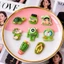 Bộ Set Charm 8 Món Ngâu hứng Tone màu xanh dương