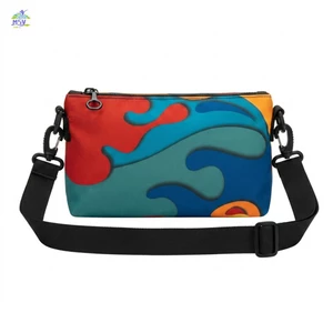 Túi đeo chéo Colorblock dành cho nữ Túi đeo vai nhẹ dung tích lớn để sử dụng hàng ngày
