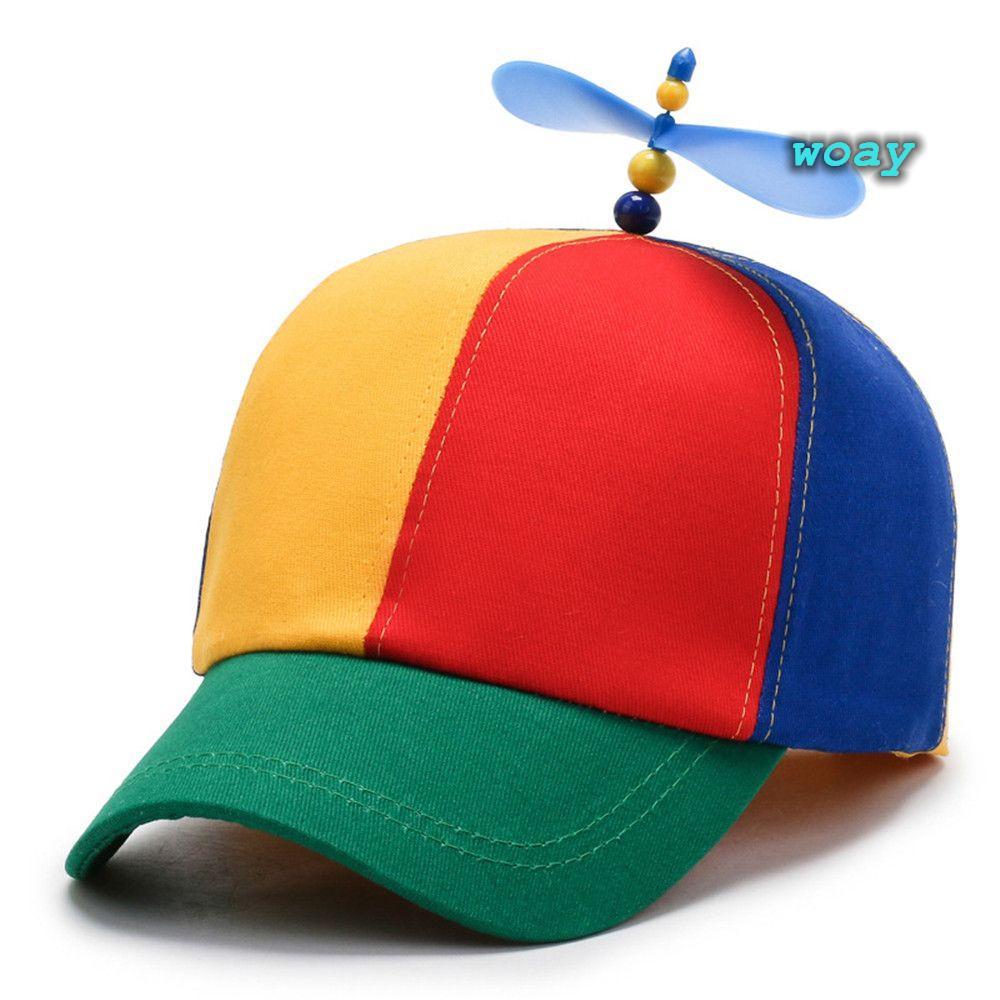 Mũ bóng chày WOAY, Mũ Snapback cánh quạt máy bay trực thăng cầu vồng, Mũ tre ngộ nghĩnh Chuồn chuồn Phiêu lưu Bố