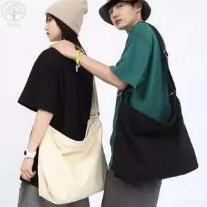 Túi Messenger AMLU, Túi đeo vai vải dung tích lớn, Túi Tote du lịch đa năng thời trang Túi đi học dành cho học sinh