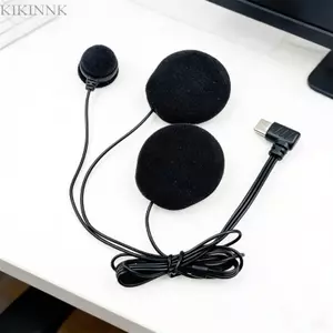 Micrô mũ bảo hiểm khử tiếng ồn KIKIN cho mũ bảo hiểm toàn mặt có cổng USB Type C