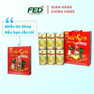 Cháo yến mạch Minh Trung 365g -(combo 6 lon) - FED