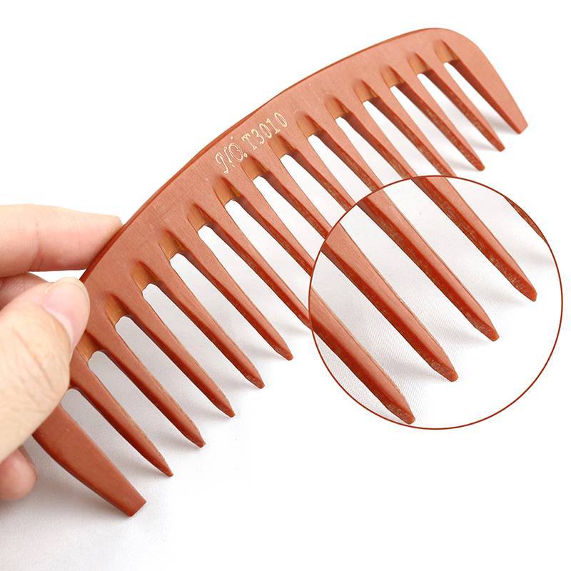 HFSHY 1 Lược Gỗ Salon Chống Tĩnh Điện Chống Dính Dụng Cụ Tạo Kiểu Chăm Sóc Tóc Phụ Kiện Cắt Tóc VN