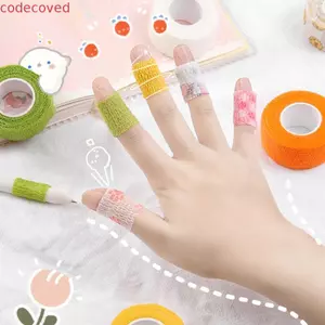 Băng đeo ngón tay học sinh CODECOVED, Băng bảo vệ ngón tay tự dính, Phim hoạt hình di động Băng đeo ngón tay đàn hồi chống kén Đồ dùng học tập