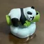 Jingdezhen Cùng Phong Cách Zhuanzhuanle 2026 Năm Mới Dễ Thương Gấu Trúc Nhỏ Búp Bê Mini Để Bàn Xoay Gốm Đồ Trang Trí Nhỏ 26.3.22