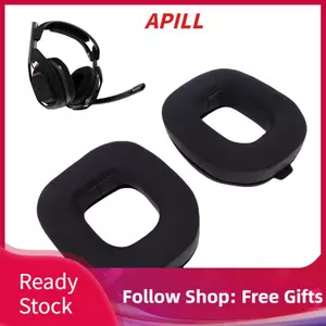Apill Sanpyl Gel Làm Mát Nút Tai Nghe Bằng Cho Astro A50 Gen4 A50X Tai Nghe Thay Thế Đệm Thoáng Khí Băng Vải Lụa Đen