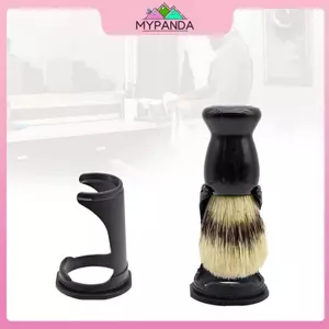 MYPANDA Chuyên Nghiệp Mềm Boar Lông Gỗ Râu Bàn Chải Làm Tóc Dụng Cụ Cạo Râu Nam Bộ ria mép Bộ Giá Đỡ Cạo Râu.