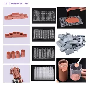 1 Bàn Cát Làm Mini Bri Khuôn Silicon Xi Măng Mô Hình Bri Nhà Nhỏ Handmade Bộ DIY Trang Trí Nhà MỚI