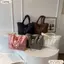Túi Tote Quilted CPINCP, Túi Đeo Vai Màu Trơn Đệm Cotton, Túi Mua Sắm Dung Tích Lớn Thời Trang Nữ Bé Gái
