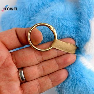 YOWEI Ngọt Ngào Phong Cách Cổ Tích Ren Thỏ Sang Trọng Vinyl Búp Bê Móc Khóa Cho Bapa Mặt Dây Chuyền Treo Trang Trí Quà Tặng Sinh Nhật VN