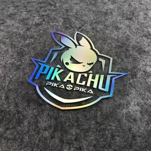 Angry Nổ Pikachu Xe Máy Phía Trước Xe Điện Xe Máy Miếng Dán Máy Tính Ốp Lưng Hoạt Hình Kính Chắn Gió Miếng Dán 26.3.22