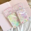 Ốp Điện Thoại Acrylic Thủy Tinh Màu Gradient Trái Tim Tình Yêu Cho iPhone 17 Pro Max 16 15 14 Vỏ Bảo Vệ Chống Sốc