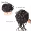 AqToCna Tổng Hợp Xoăn Bun Xộn Móng Vuốt Chignon Kẹp Tóc Co Giãn Scrunchies Hairpieces Donut Updo Tóc Miếng Dành Cho Nữ AqToCna