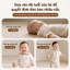Gối Lưỡi Liềm Cho Bé HomeMate Đỡ Cổ Êm Ái, Gối Định Hình Đầu Cổ Vải Cotton Mềm Mại Cho Trẻ Sơ Sinh