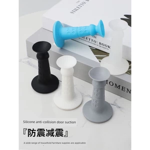 Cửa Silicon Hút Lỗ Cửa Phòng Tắm Tắt Tiếng Chống Va Chạm Cao Su Nhựa Cửa Phòng Ngủ Phía Sau Mặt Đất Hút An Toàn Chặn Cửa