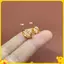 1 Cặp Thời Trang Đơn Giản Nhỏ Vòng Bông Tai Dành Cho Nữ Sáng Bóng Zircon Tròn Vòng Tròn Xương Tai Móng Tay Trang Sức