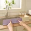 THEGIRL8B Silicone Sink Splash Guard, Bảng chặn nước đế cốc hút có thể gập lại, Dễ dàng làm sạch không gian chống nước Tiết kiệm không gian Chống nước Gấp chặn nước Sử dụng nhà bếp
