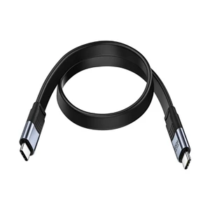 BTM USB 4 0 Cáp Ngắn 20 50Cm Flat 40Gbps Chuyển 240W Sạc Nhanh Cho Miếng Lót Điện Thoại Thiết Bị Bên Ngoài Dây Cấp Nguồn