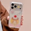 Bánh tráng miệng Chó Kính Acrylic Vỏ Điện Thoại Cho iPhone 17 Pro Max 16 15 14 Vỏ Bảo Vệ Chống Sốc
