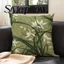 Gối tựa sofa xanh vintage Trung Hoa kèm ruột nhung mềm khóa kéo ẩn tháo giặt được trang trí phòng khách phòng ngủ xe hơi