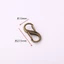 Ba lô hợp kim kim loại Carabiner Khóa nhân vật hình chữ S Khóa lò xo Khóa nhân vật Khóa tiện dụng Dụng cụ chìa khóa Hành lý Dải điều chỉnh Khóa 6.23 STYI