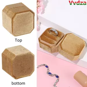 Hộp đựng trang sức nhung VVDZA Hộp trưng bày nhẫn cưới tinh tế chất lượng cao