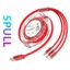 Dây sạc điện thoại 3 trong 1 BL141 3 đầu rút Lightning + Type C + Micro USB