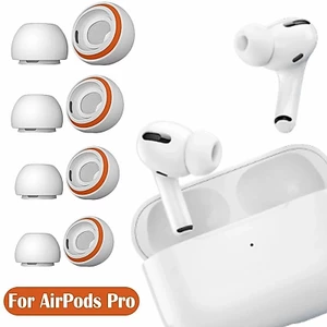 1 Cặp Nút Đệm Tai Nghe Bằng Cao Su Non Mềm Cách Âm Thay Thế Cho Airpods Pro 1 / 2