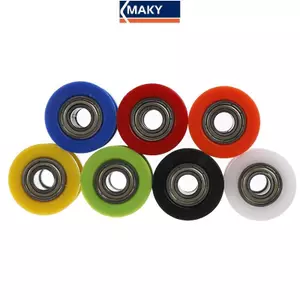 MAKY 10mm Dây Xích Con Lăn Thanh Trượt Căng Điều Chỉnh Ròng Rọc Bánh Xe Hướng Dẫn Hố Bụi Bẩn Xe Đạp VN