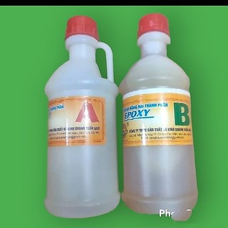 Keo dán epoxy hai thành phần, keo AB đa năng tiện lợi loại 350ml và 500ml