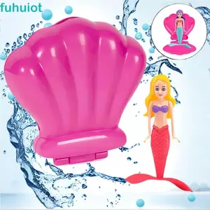 Đồ chơi lặn nàng tiên cá FUHUIOT, Phao công chúa Thiết kế nổi Vỏ nổi Nàng tiên cá, Trò chơi lặn mới lạ Quay ngộ nghĩnh Khám phá kho báu Đồ chơi bể bơi nàng tiên cá Bơi lội mùa hè