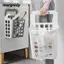 Giỏ treo tường MARGREDY, Thiết kế treo tường Giỏ giặt gấp, Thùng đựng đồ giặt có lỗ thoát nước gấp Hamper giặt Phòng ngủ trẻ em