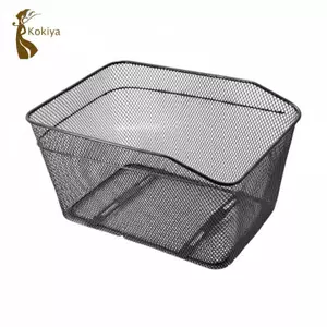 Giỏ xe đạp phía sau dung tích lớn Giỏ sau chu kỳ hạng nặng Lắp đặt dễ dàng để đi lại