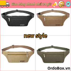 Túi chạy bộ ORDOBOX, Gói Fanny điện thoại vải, Túi đựng tiền xu nhiều túi